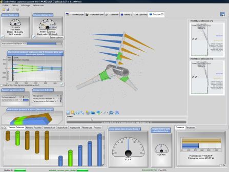 build three-blade wind turbine