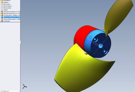 propeller assembly in solidworks