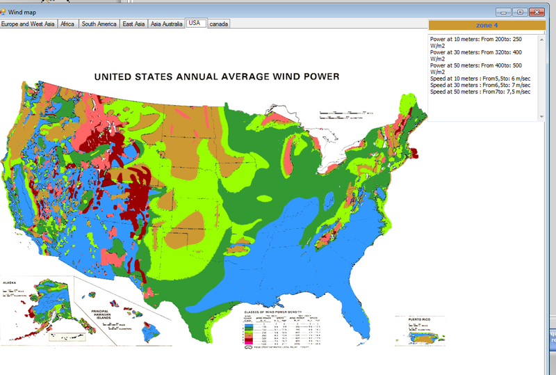 average wind speed map Wind Turbine Power And Wind Speed average wind speed map